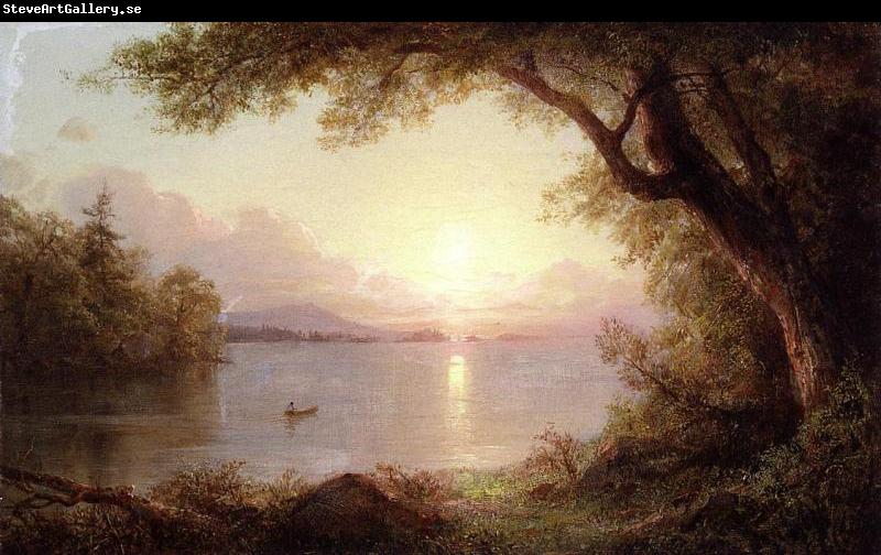 Frederic Edwin Church Landscape in the Adirondacks